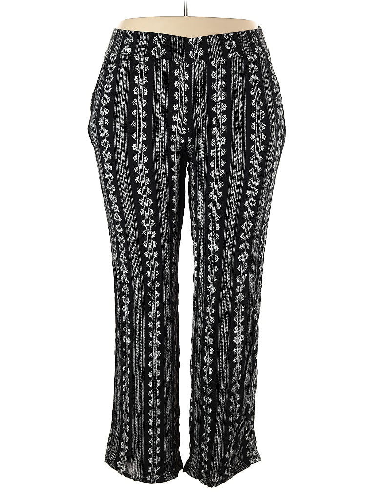 Pre-owned Three Dots Casual Pants In Gray