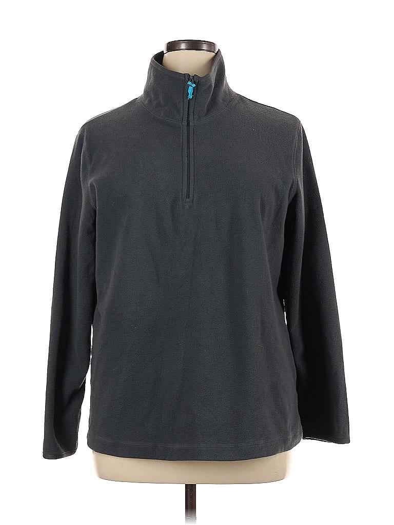 Pre-owned Old Navy Fleece Jacket In Gray