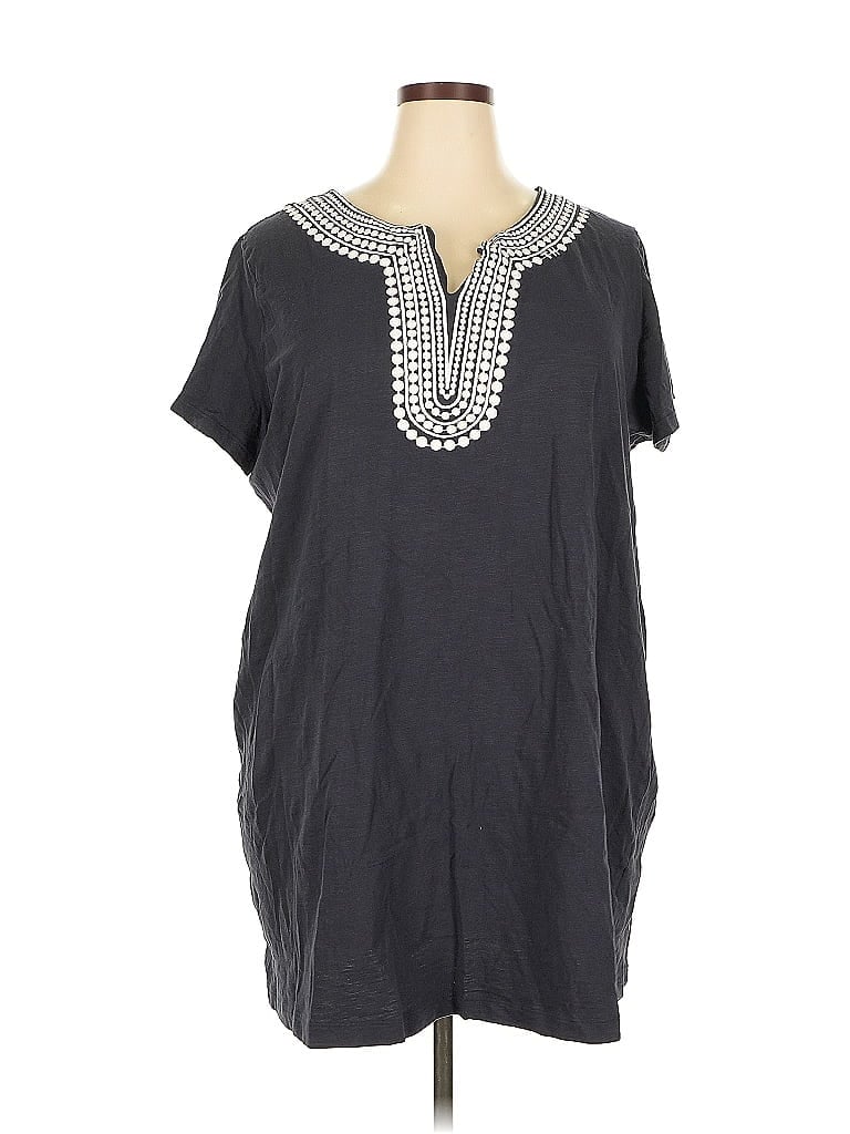 Pre-owned Tommy Hilfiger Short Sleeve T-shirt In Gray