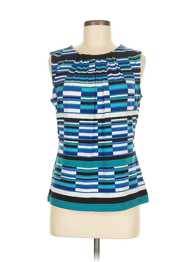 Pre-owned Calvin Klein Sleeveless T-shirt In Blue