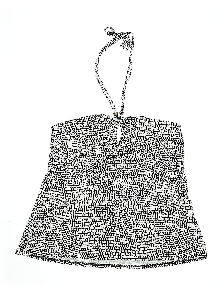 Pre-owned Coco Reef Swimsuit Top Silver Swimwear