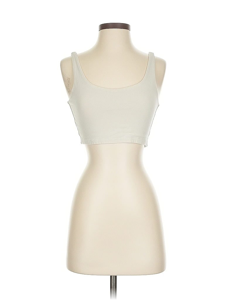 Pre-owned John Galt Tank Top Tan Strapless Neckline Tops In Brown