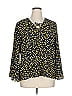 Bali Yellow 3/4 Sleeve Blouse Size XL - photo 1