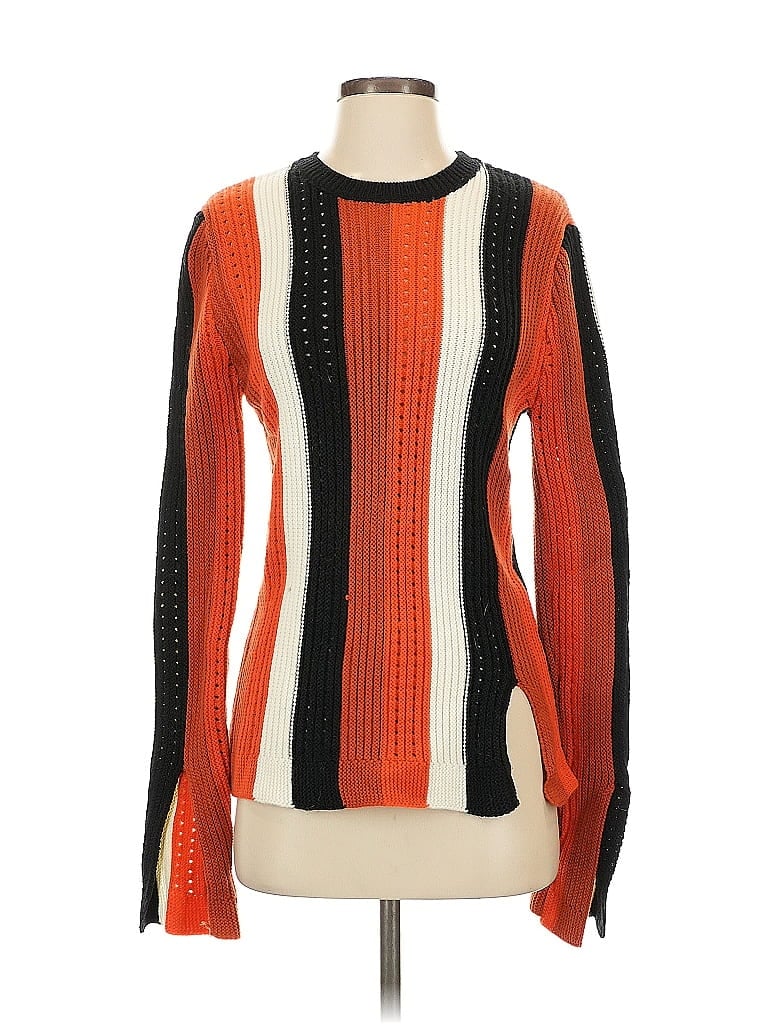 Pre-owned Assorted Brands Pullover Sweater In Orange