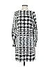 Richard Allen 100% Polyester Houndstooth Gray White Casual Dress Size 2 - photo 1