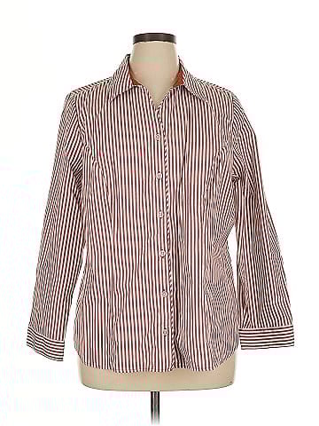 Cj Banks 3/4 Sleeve Button-Down Shirt (view 1)