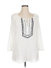 Jm Collection 3/4 Sleeve Blouse