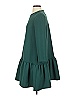 EDIT Solid Green Casual Dress Size XS - photo 5