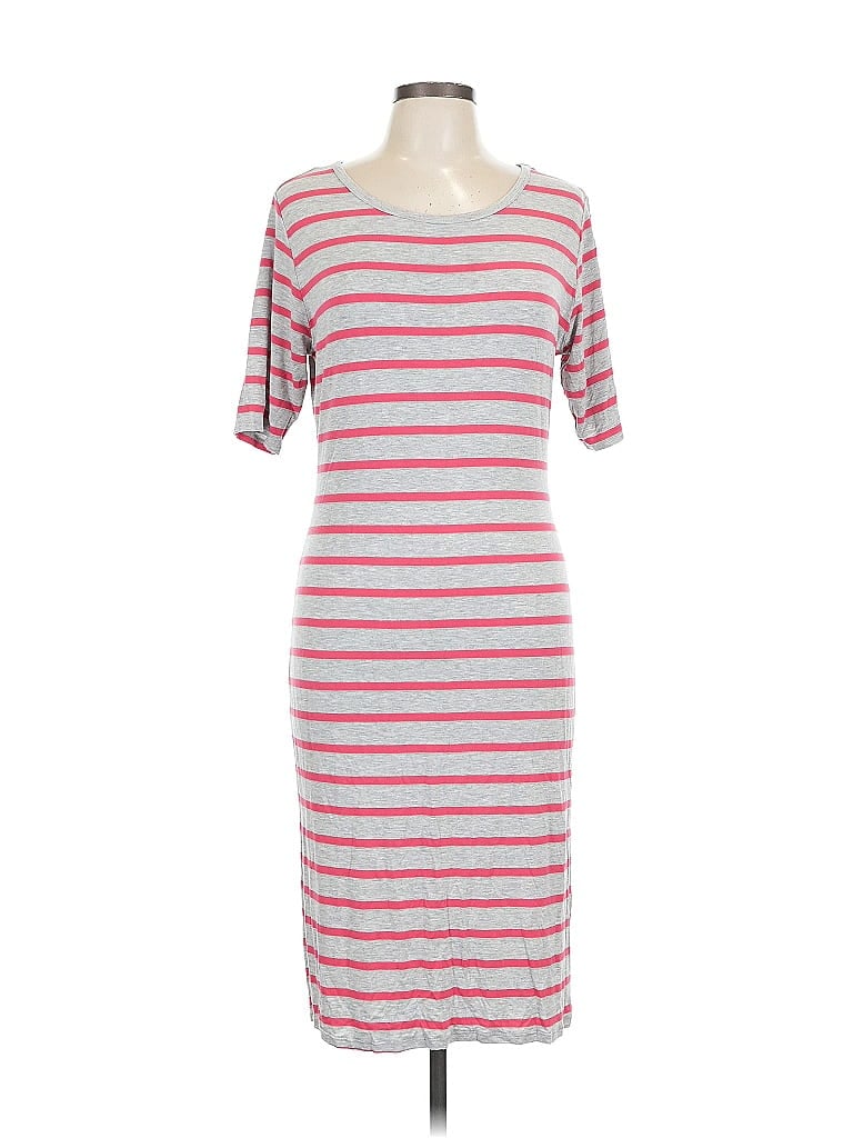 Pre-owned Lularoe Casual Dress In Gray