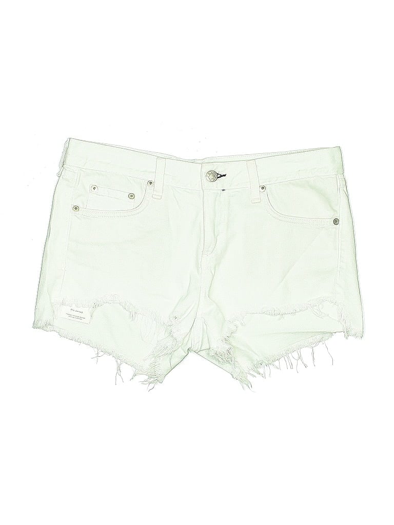 Pre-owned Rag & Bone Denim Shorts In White