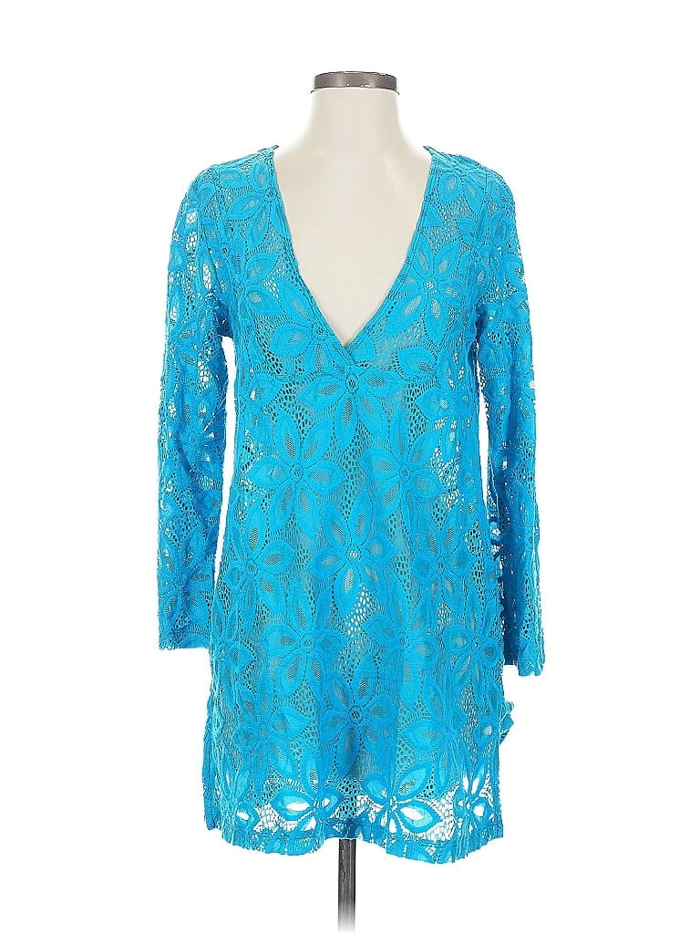 Pre-owned J Valdi Casual Dress In Blue