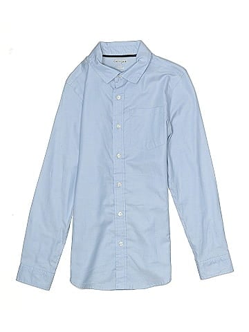 Cat & Jack Long Sleeve Button-Down Shirt (view 1)
