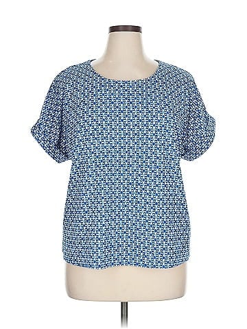 MELLODAY Short Sleeve Blouse (view 1)