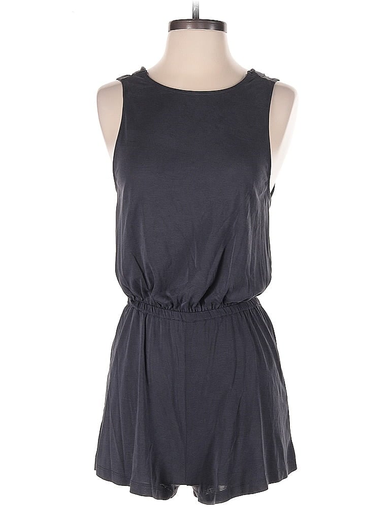 Pre-owned Silence And Noise Romper In Gray