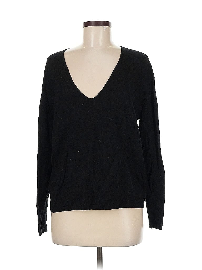 Pre-owned Zara Pullover Sweater In Black