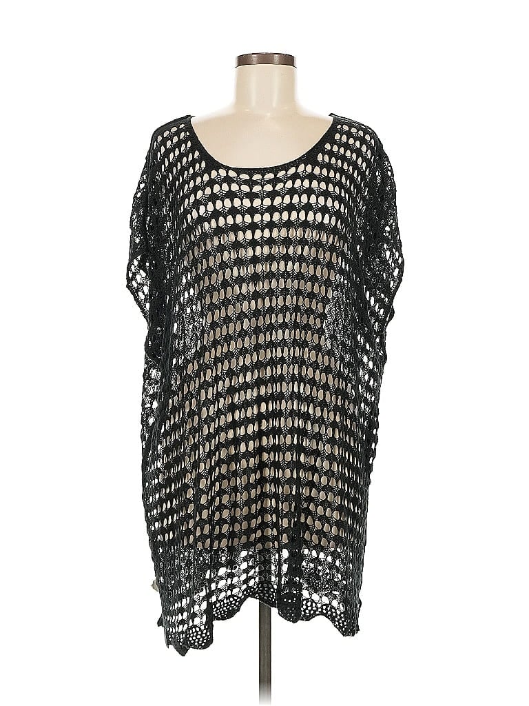 Pre-owned Unbranded Poncho In Black