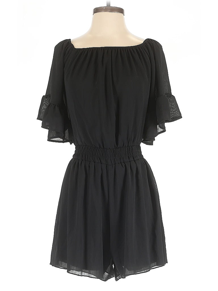 Pre-owned Unbranded Romper In Black