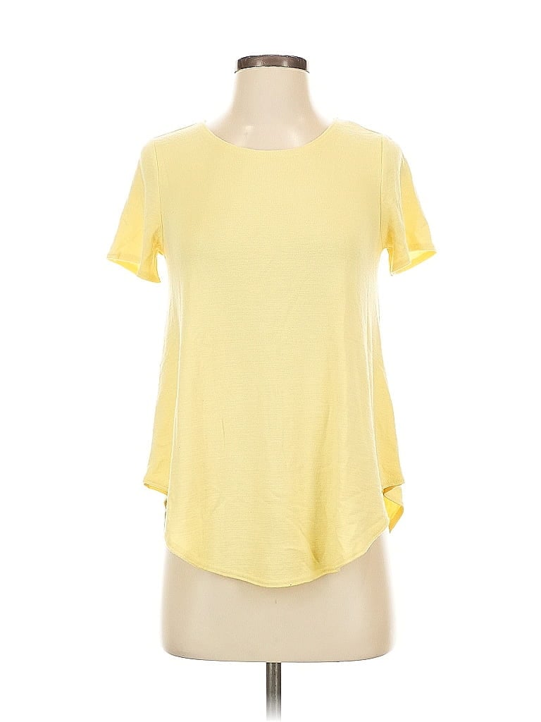 Pre-owned Wilfred Free Short Sleeve T-shirt In Yellow