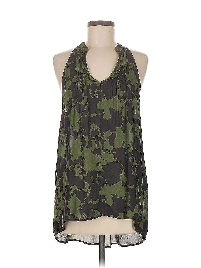 Pre-owned Ro & De Sleeveless Blouse In Green