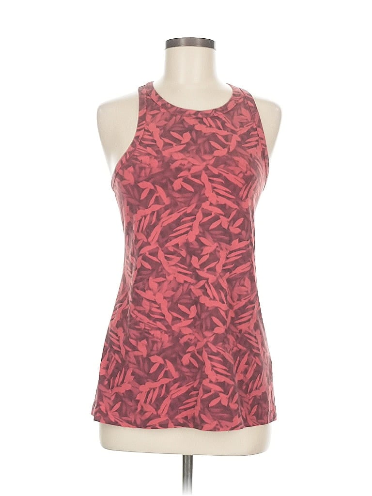 Pre-owned Lululemon Athletica Active Tank Top In Red