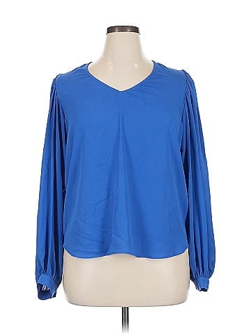 Karen Kane Long Sleeve Blouse (view 1)