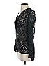 Etcetera 100% Polyester Black Long Sleeve Blouse Size 0 - photo 5