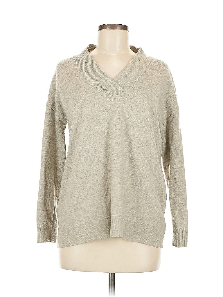 Pre-owned Gap Pullover Sweater In White