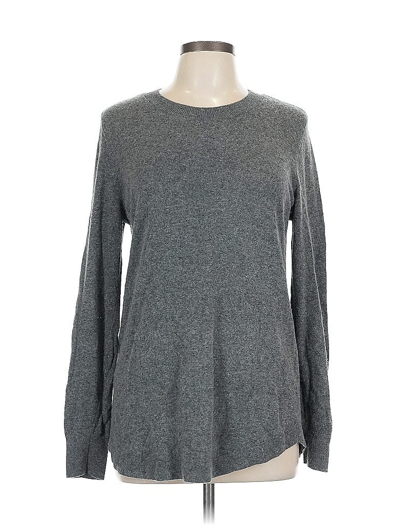 Pre-owned Ann Taylor Loft Pullover Sweater In Gray