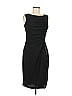 Calvin Klein 100% Polyester Solid Black Cocktail Dress Size S (estimated) - photo 1