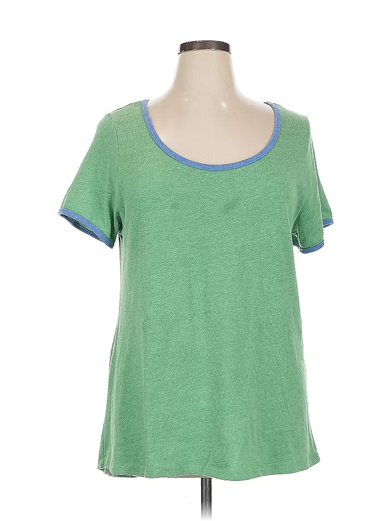 Pre-owned Lularoe Short Sleeve T-shirt In Green