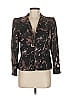 Ellen Tracy Print Brown Blazer Size 6 - photo 1