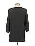 H&M 100% Polyester Gray 3/4 Sleeve Blouse Size 2 - photo 2