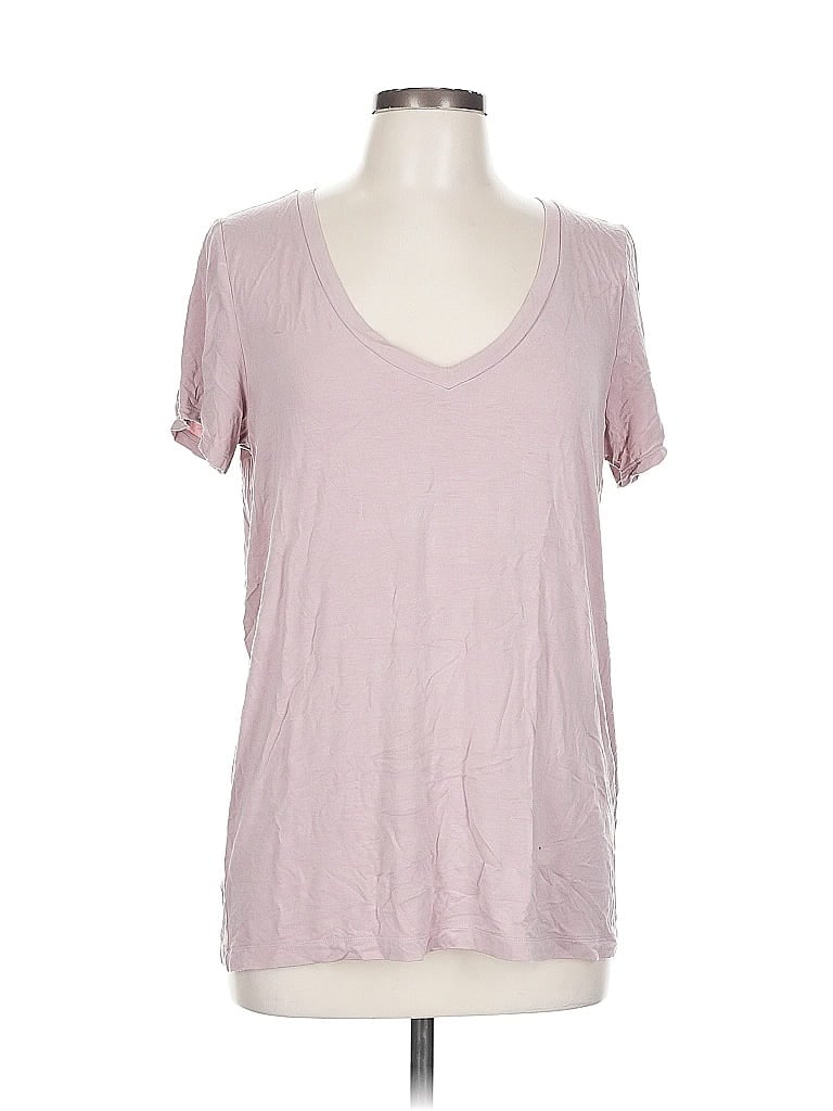 Pre-owned Express Short Sleeve T-shirt In Pink