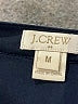 J.Crew Factory Store 100% Polyester Black Blue Long Sleeve Blouse Size M - photo 6
