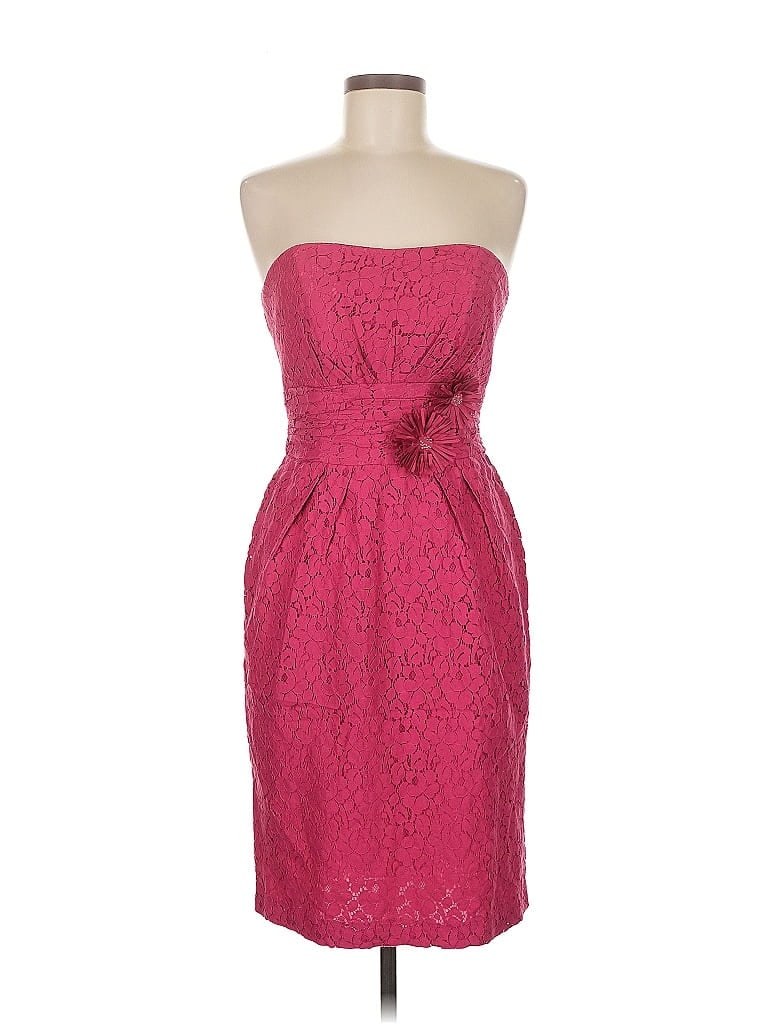 Pre-owned David's Bridal Cocktail Dress In Pink