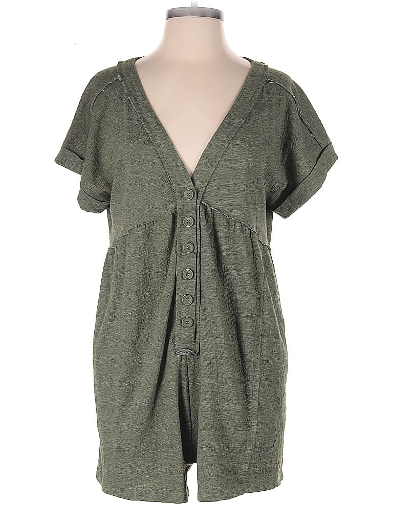 Pre-owned Miou Muse Romper In Green