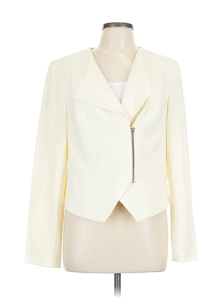 Pre-owned Bar Iii Jacket In White