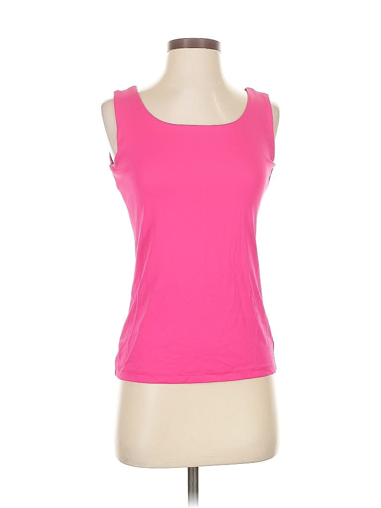 Click to view more detailed imagery on our partner's website Pre-owned Nina Mclemore Tank Top Pink Strapless Neckline Tops
