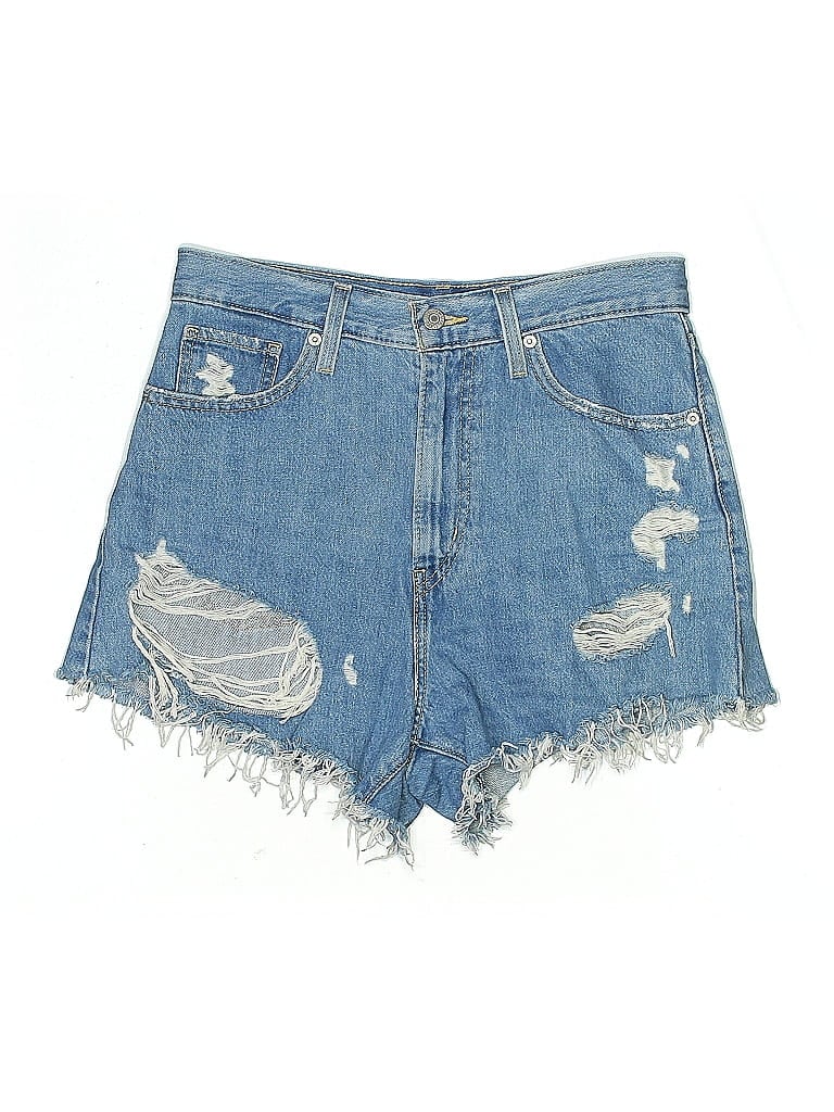 Click to view more detailed imagery on our partner's website Pre-owned Levi Strauss Signature Denim Shorts In Blue