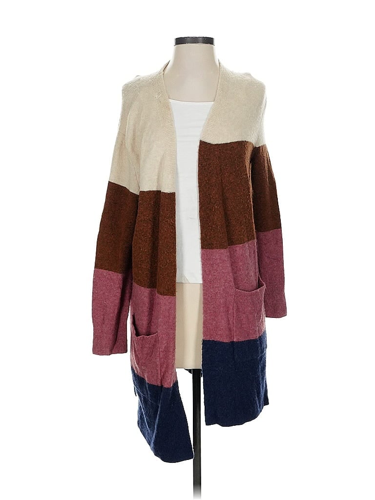 Pre-owned Madewell Cardigan Sweater In Burgundy