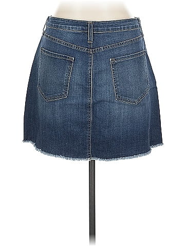 Just Black Denim Skirt (view 2)