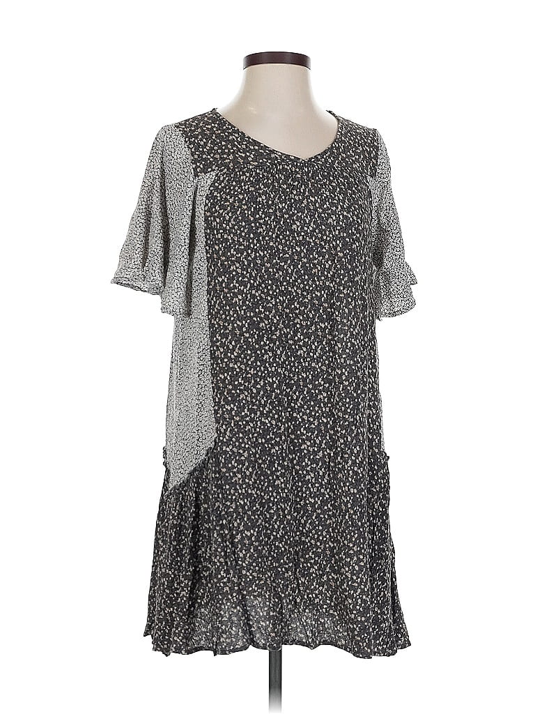 Pre-owned Jade By Jane Casual Dress In Gray