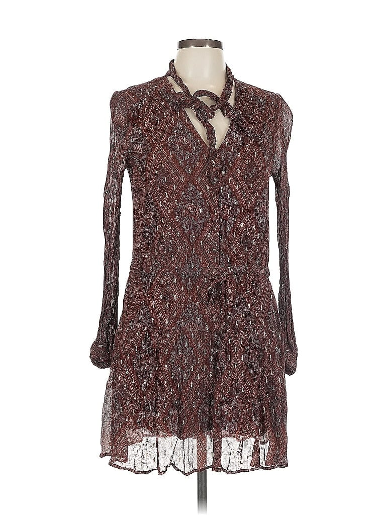 Click to view more detailed imagery on our partner's website Pre-owned Paige Casual Dress In Brown