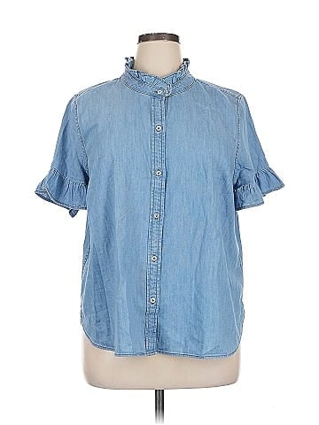 Talbots Short Sleeve Button-Down Shirt (view 1)