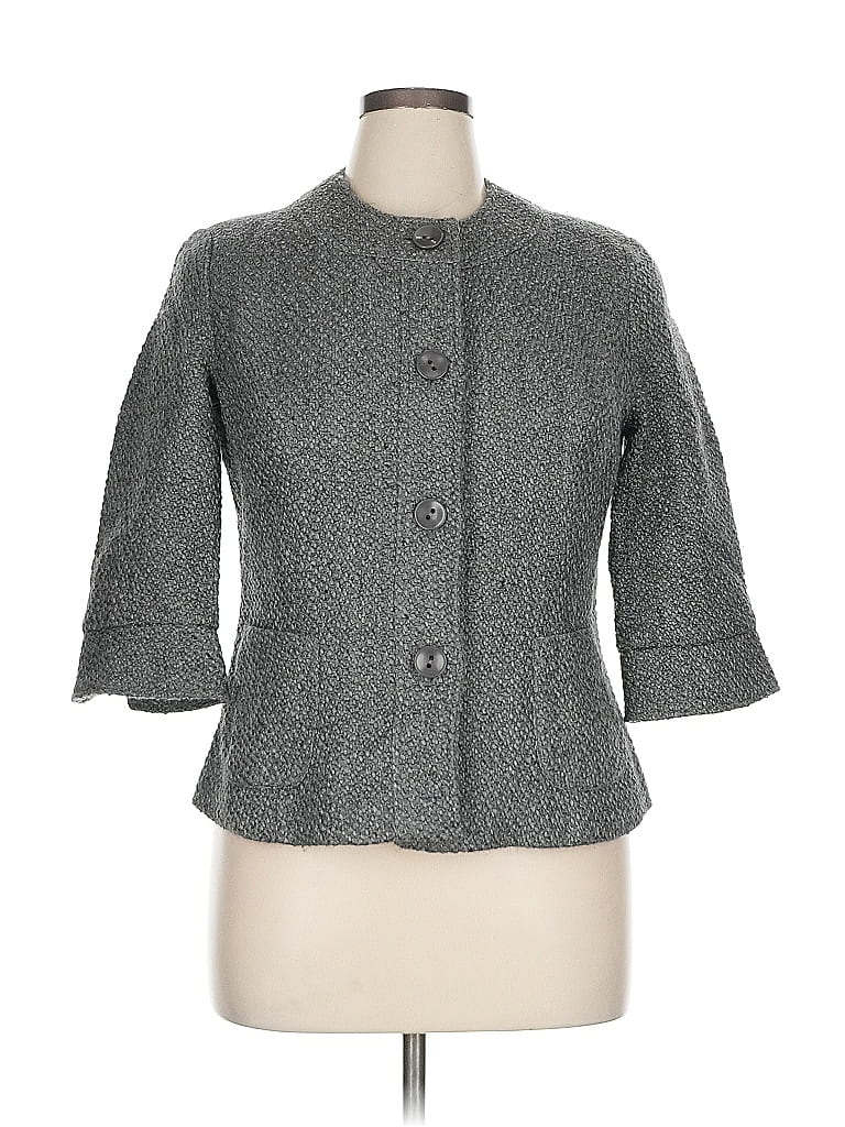 COLDWATER CREEK Pre-owned Blazer Jacket In Gray