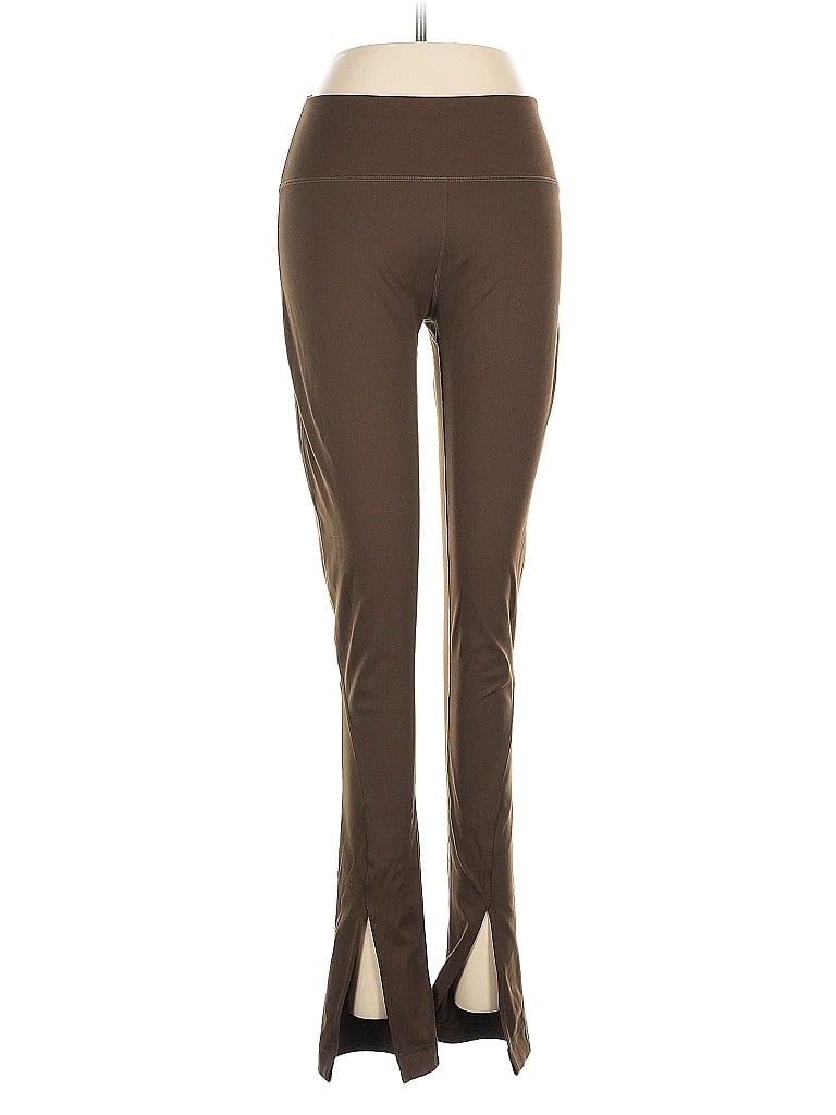 Pre-owned Set Active Active Pants In Brown