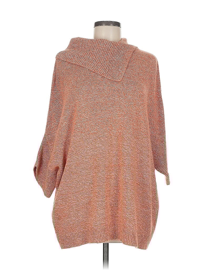 Pre-owned Cabi Poncho In Orange