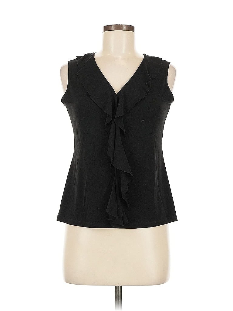 Pre-owned Soft Works Sleeveless Blouse In Black