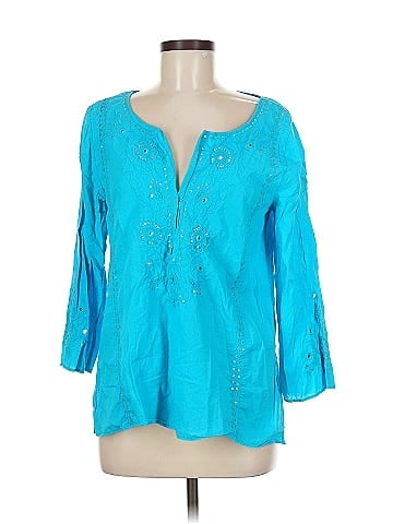 Calypso St. Barth 3/4 Sleeve Blouse (view 1)
