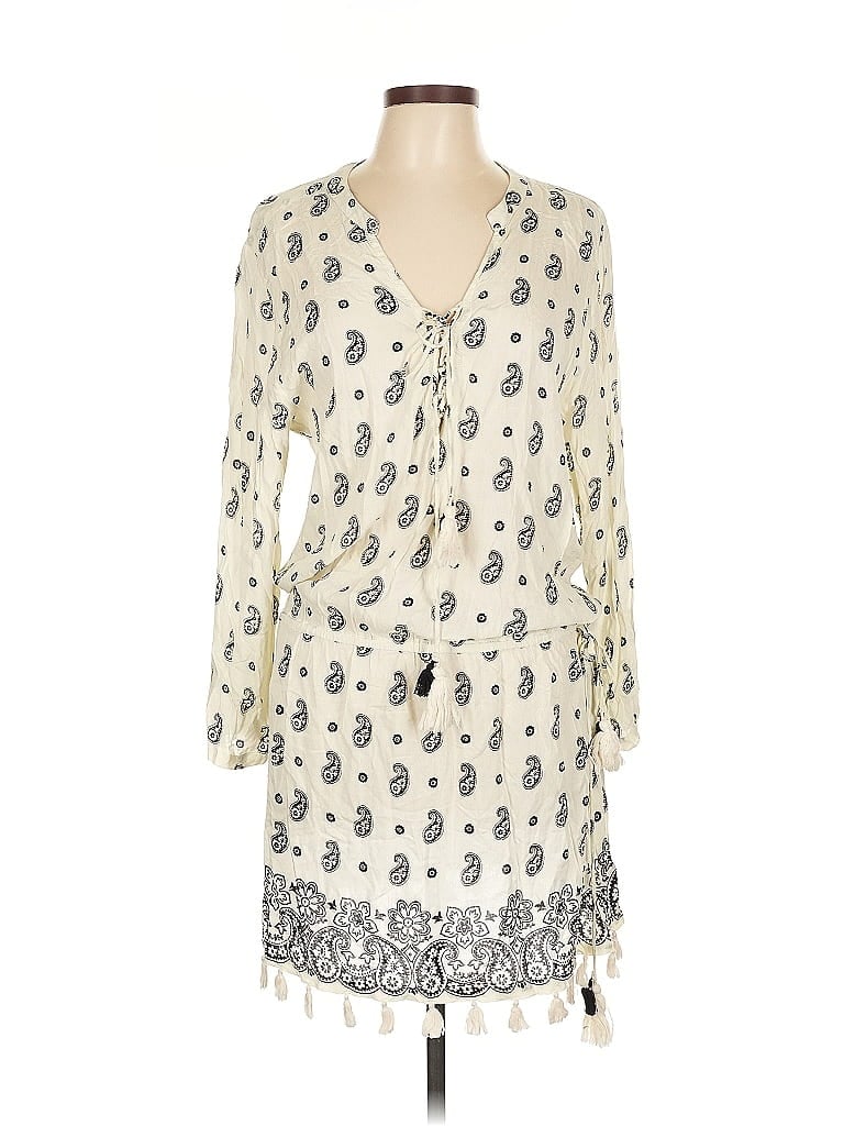 Pre-owned Cool Change 3/4 Sleeve Blouse In White